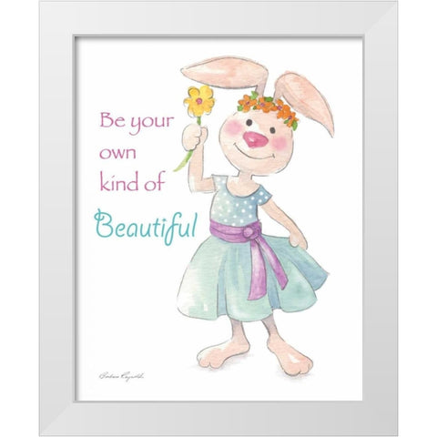 Beautiful White Modern Wood Framed Art Print by Reynolds, Barbara