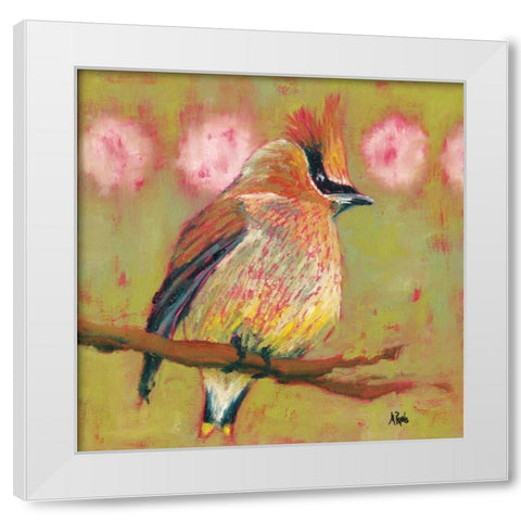 A Moment White Modern Wood Framed Art Print by Reeves, Molly