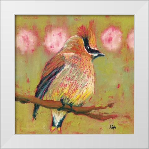 A Moment White Modern Wood Framed Art Print by Reeves, Molly