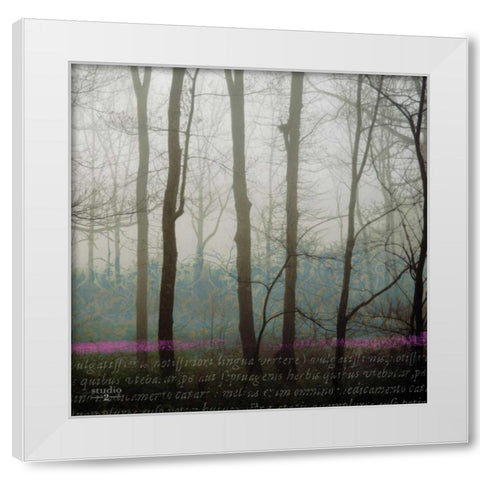 Partners II White Modern Wood Framed Art Print by Studio 2