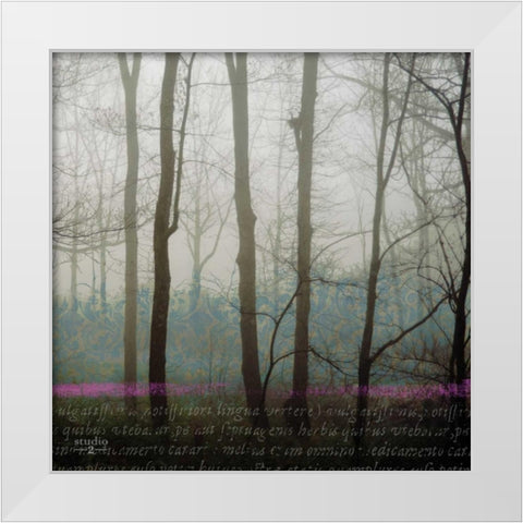 Partners II White Modern Wood Framed Art Print by Studio 2