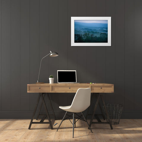 Nestled In I White Modern Wood Framed Art Print by Studio 2