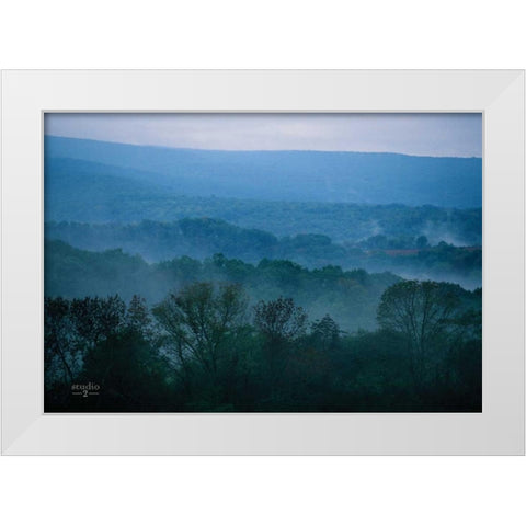 Nestled In I White Modern Wood Framed Art Print by Studio 2