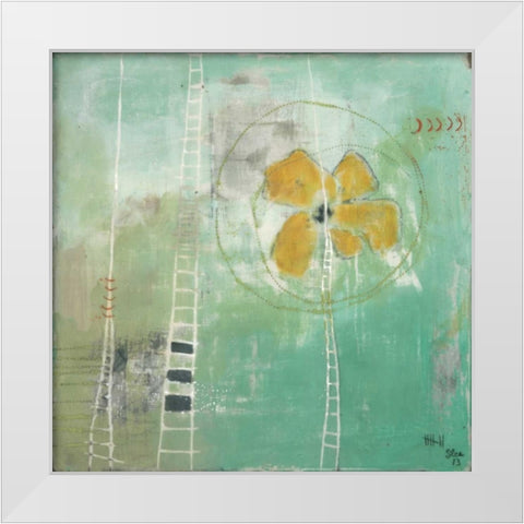 Spring Has Sprung II White Modern Wood Framed Art Print by Lee, Stephanie