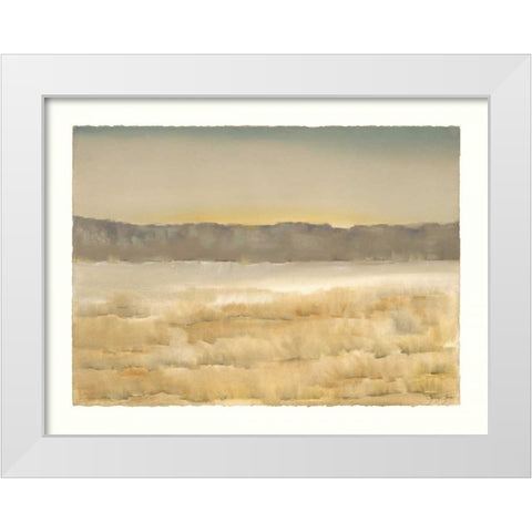 East of the Mountains White Modern Wood Framed Art Print by Sheler, Sammy