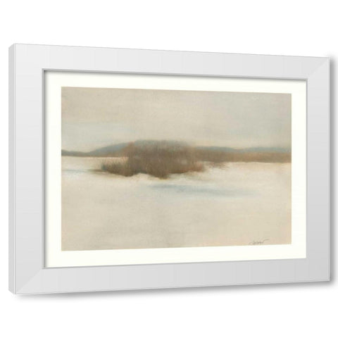 Winter Willows White Modern Wood Framed Art Print by Sheler, Sammy
