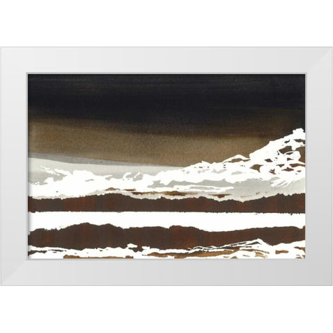 In the Mountains White Modern Wood Framed Art Print by Sheler, Sammy
