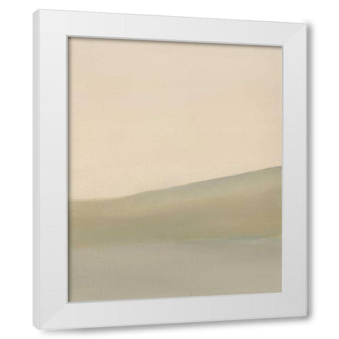 South Hill White Modern Wood Framed Art Print by Sheler, Sammy