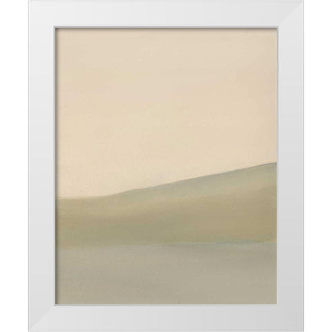 South Hill White Modern Wood Framed Art Print by Sheler, Sammy