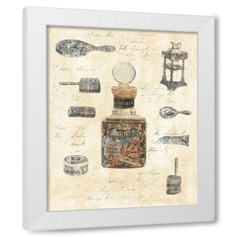 Zenobia II White Modern Wood Framed Art Print by Schippel, Banafshe