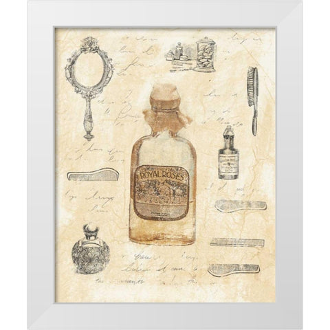 Zenobia III White Modern Wood Framed Art Print by Schippel, Banafshe