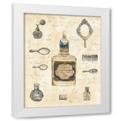 Zenobia IV White Modern Wood Framed Art Print by Schippel, Banafshe