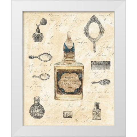 Zenobia IV White Modern Wood Framed Art Print by Schippel, Banafshe