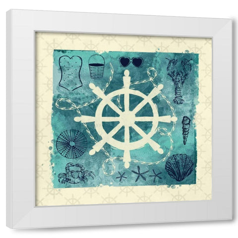 Anchor in Love II White Modern Wood Framed Art Print by Sta Teresa, Ashley