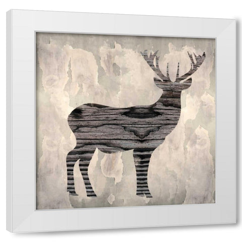 Be a Deer I White Modern Wood Framed Art Print by Sta Teresa, Ashley