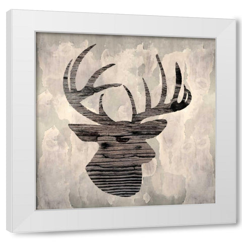 Be a Deer II White Modern Wood Framed Art Print by Sta Teresa, Ashley