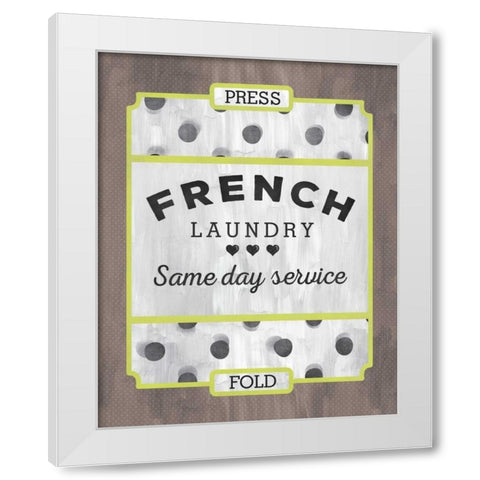 French Laundry White Modern Wood Framed Art Print by Sta Teresa, Ashley