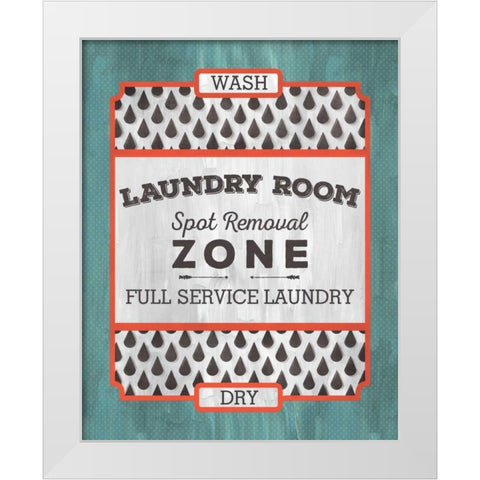 Laundry Room White Modern Wood Framed Art Print by Sta Teresa, Ashley
