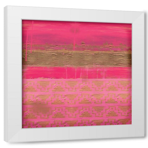 Golden Arrow II White Modern Wood Framed Art Print by Sta Teresa, Ashley