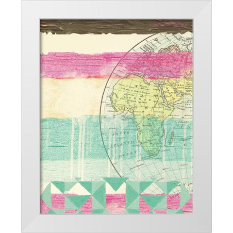 World Traveler I White Modern Wood Framed Art Print by Sta Teresa, Ashley