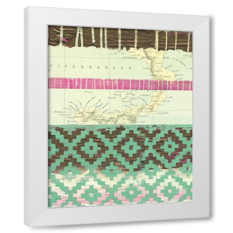 World Traveler III White Modern Wood Framed Art Print by Sta Teresa, Ashley