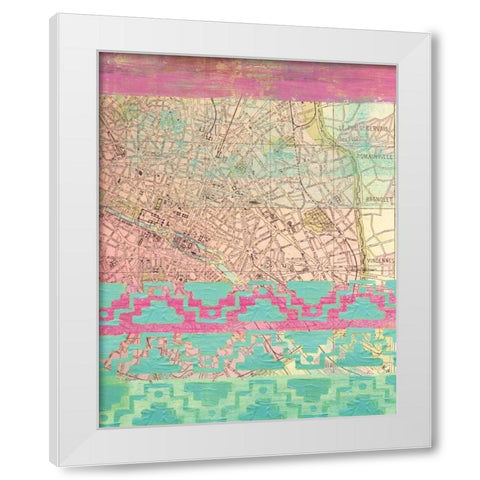 World Traveler IV White Modern Wood Framed Art Print by Sta Teresa, Ashley