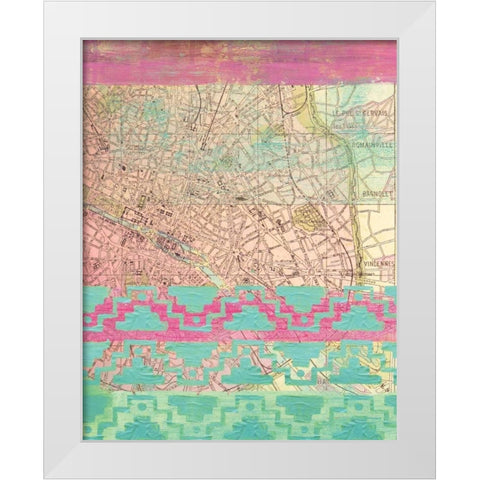 World Traveler IV White Modern Wood Framed Art Print by Sta Teresa, Ashley