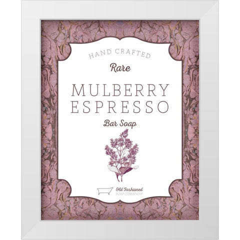 Mulberry Soap White Modern Wood Framed Art Print by Sta Teresa, Ashley