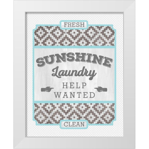 Sunshine Laundry II White Modern Wood Framed Art Print by Sta Teresa, Ashley