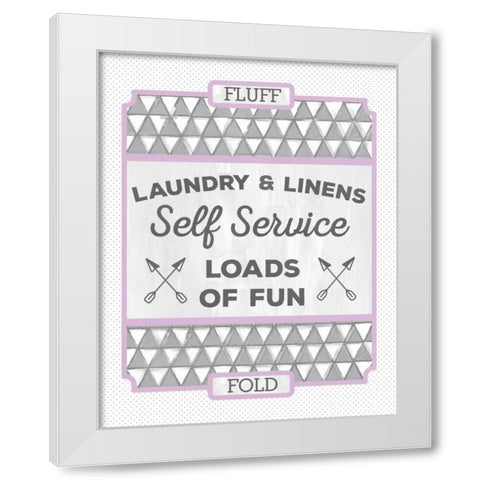 Laundry Linens II White Modern Wood Framed Art Print by Sta Teresa, Ashley