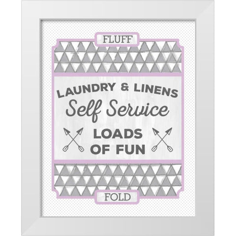 Laundry Linens II White Modern Wood Framed Art Print by Sta Teresa, Ashley