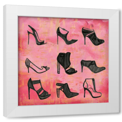 Buy The Shoes I White Modern Wood Framed Art Print by Sta Teresa, Ashley
