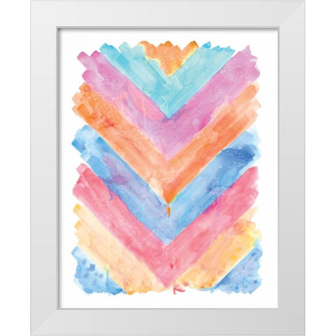 Flash and Color White Modern Wood Framed Art Print by Sta Teresa, Ashley