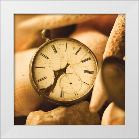 Lost in Time I White Modern Wood Framed Art Print by Clayton-Thompson, Philip
