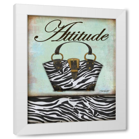 Exotic Purse III White Modern Wood Framed Art Print by Williams, Todd
