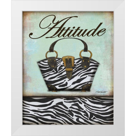Exotic Purse III White Modern Wood Framed Art Print by Williams, Todd