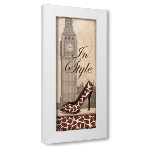 Travel in Style II White Modern Wood Framed Art Print by Williams, Todd