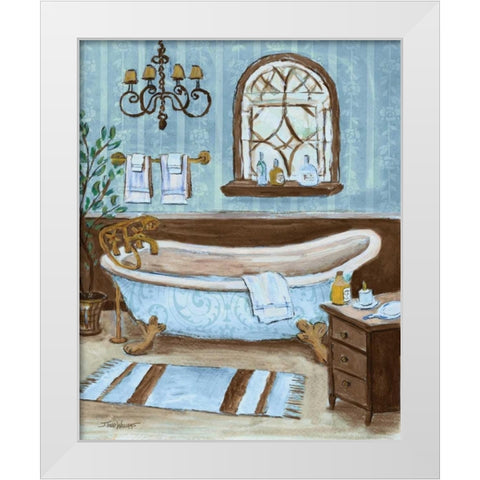 Tranquil Tub II White Modern Wood Framed Art Print by Williams, Todd
