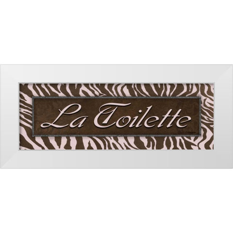 La Toilette White Modern Wood Framed Art Print by Williams, Todd