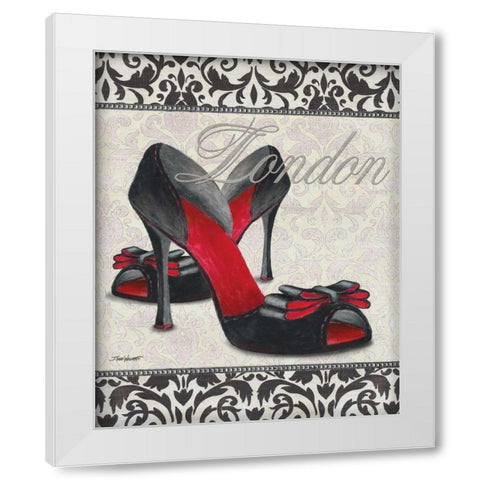 Classy Shoes I White Modern Wood Framed Art Print by Williams, Todd
