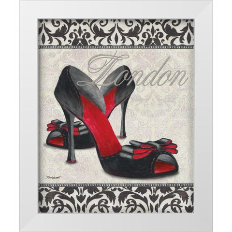 Classy Shoes I White Modern Wood Framed Art Print by Williams, Todd