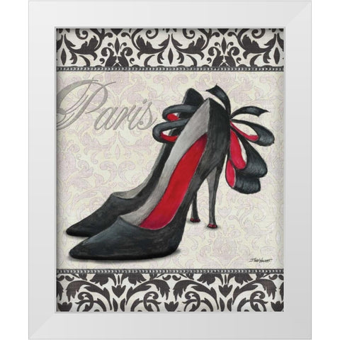 Classy Shoes II White Modern Wood Framed Art Print by Williams, Todd