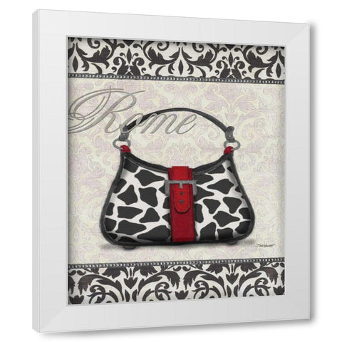 Classy Purse II White Modern Wood Framed Art Print by Williams, Todd