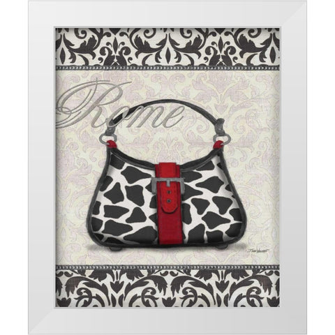 Classy Purse II White Modern Wood Framed Art Print by Williams, Todd