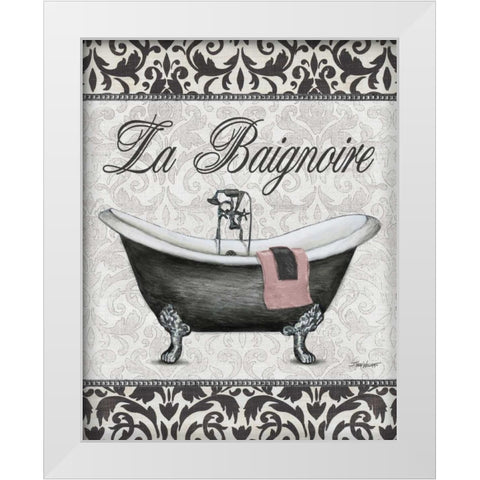 La Baignoire White Modern Wood Framed Art Print by Williams, Todd