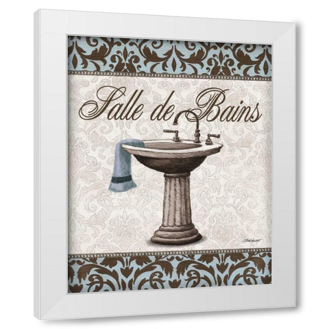 Vintage Sink White Modern Wood Framed Art Print by Williams, Todd