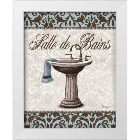 Vintage Sink White Modern Wood Framed Art Print by Williams, Todd