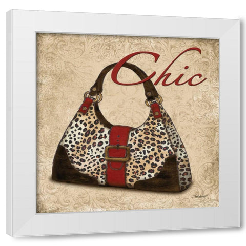 Chic Purse White Modern Wood Framed Art Print by Williams, Todd