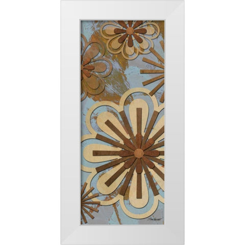 Floral Abstract II White Modern Wood Framed Art Print by Williams, Todd