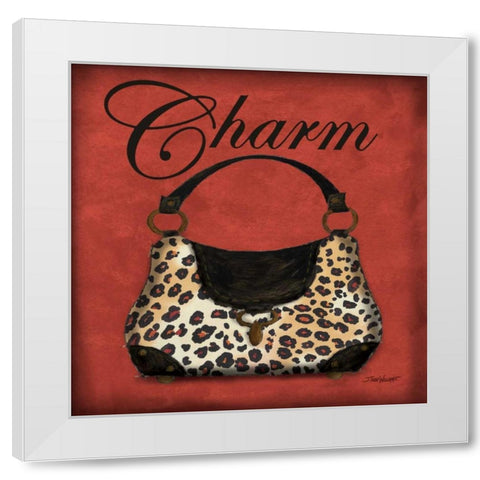 Safari Purse I White Modern Wood Framed Art Print by Williams, Todd